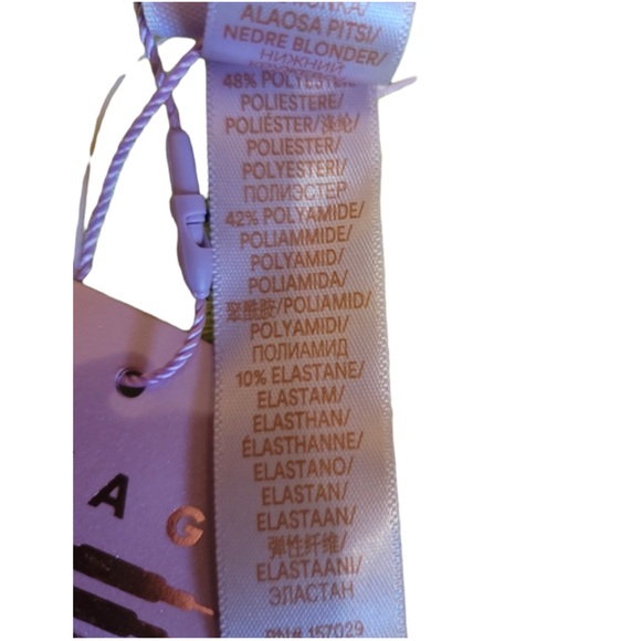 NWT “SAVAGE X FENTY” CHARTREUSE COLOR LACE CAMISOLE or CROPPED TOP SIZE XL - Picture 9 of 11